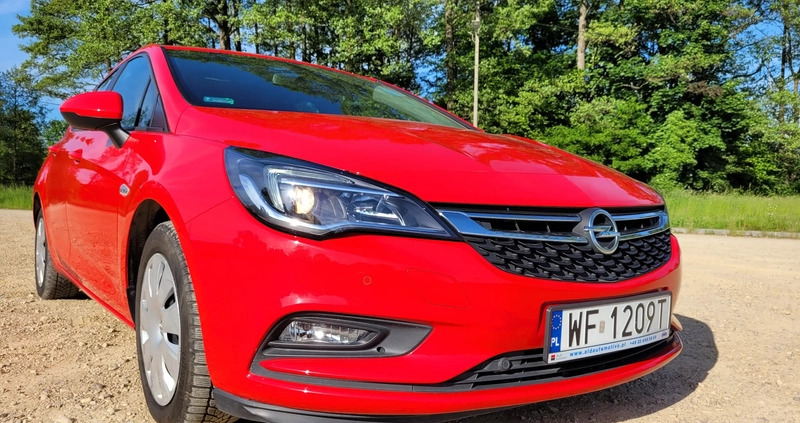 Opel Astra cena 51906 przebieg: 33000, rok produkcji 2019 z Blachownia małe 326